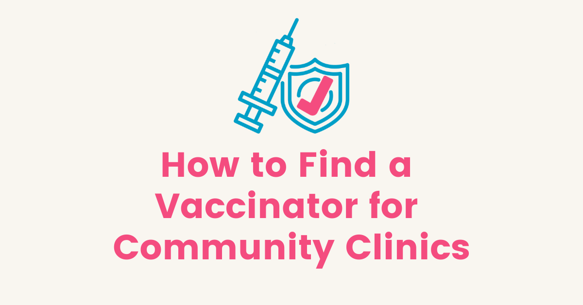 How to Find a Vaccinator for Community Clinics Icon
